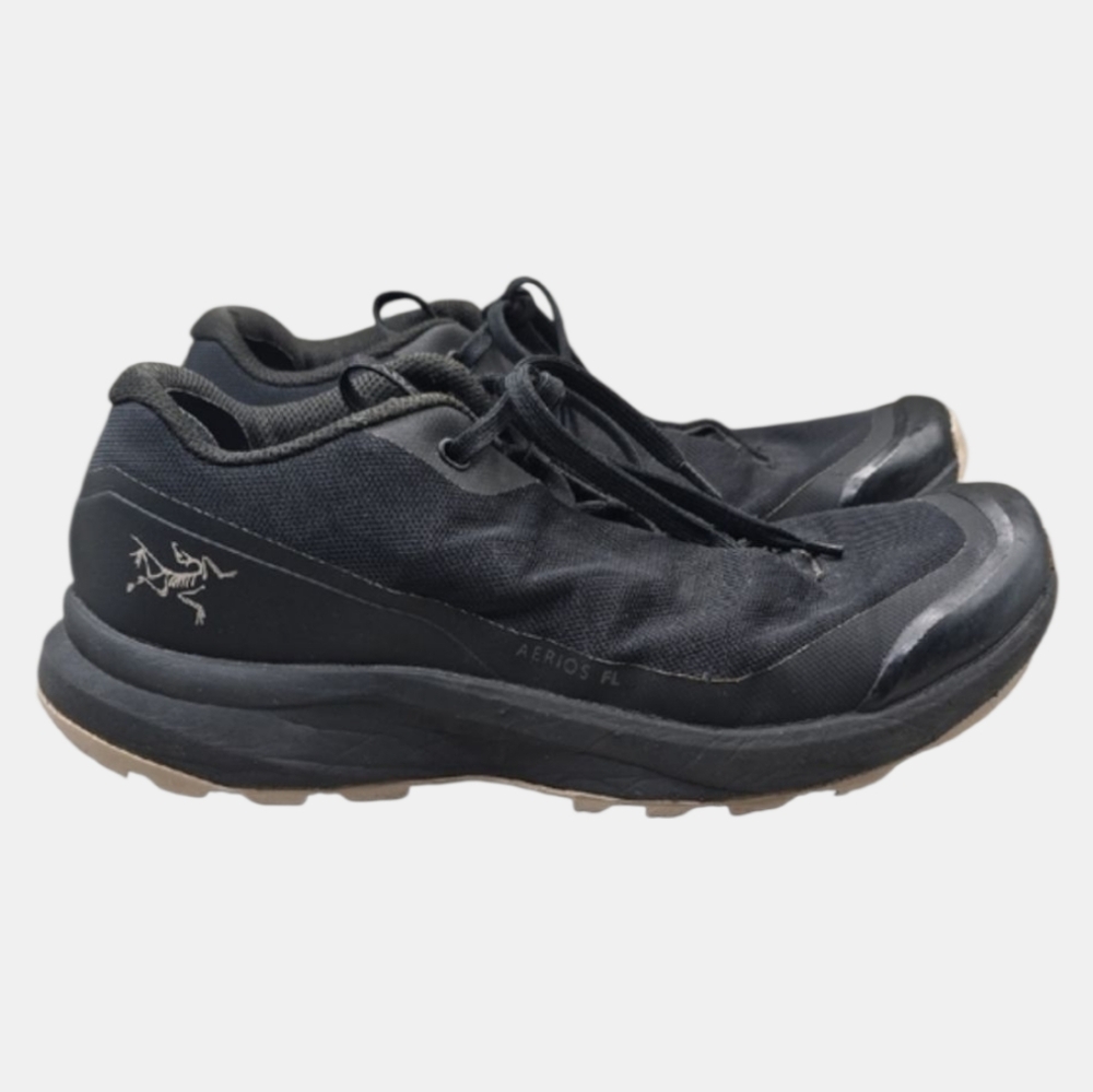 ●SOLD●Arc'teryx Aerios FL Gore-Tex Shoes Men's 7.5 Black Low-Top Outdoors 225389 - Picture 2 of 11